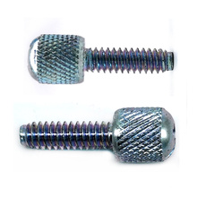 carbon steel zinc plated Turning Parts Knurled head Screw